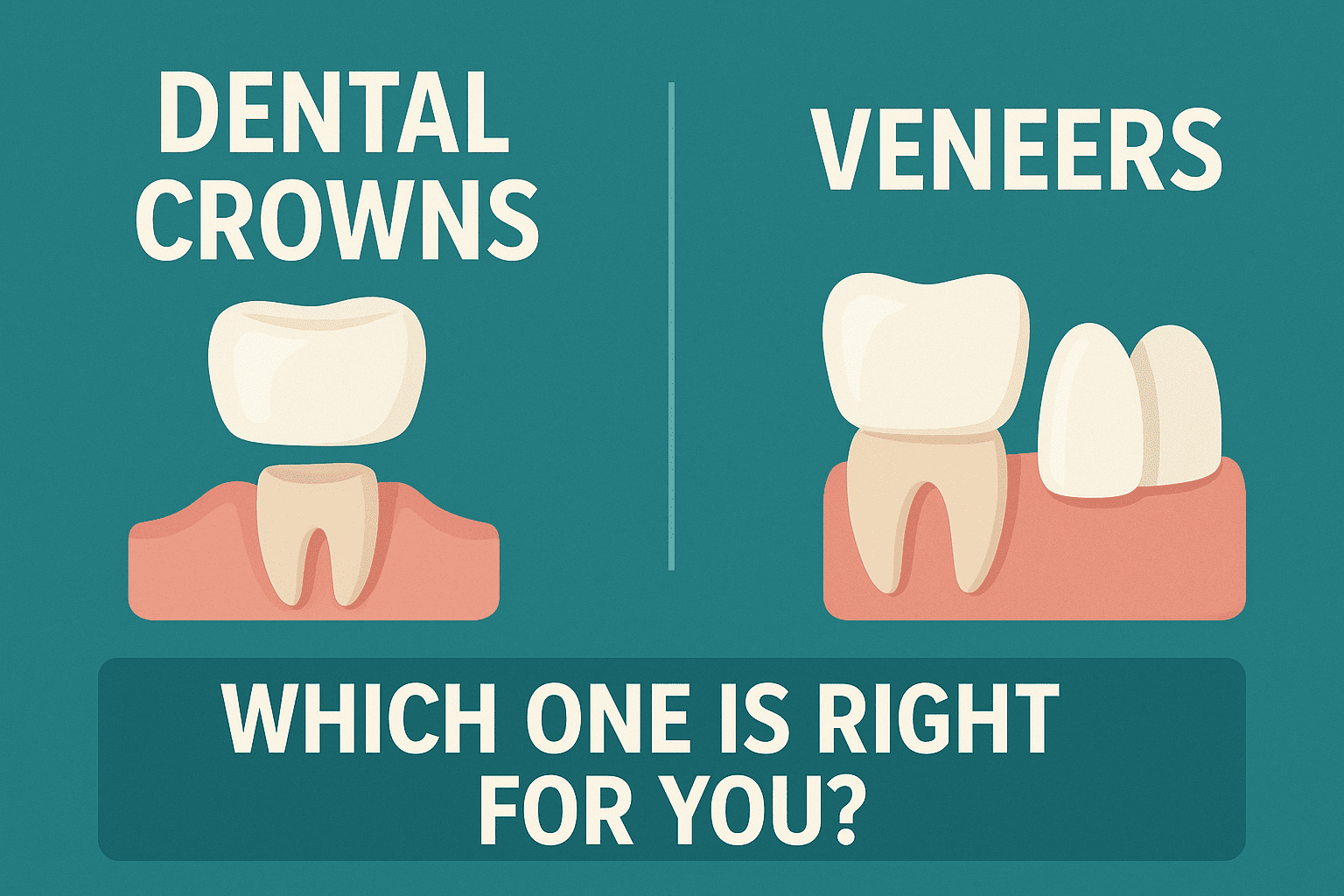 Dental Crowns vs Veneers: Which One Is Right for You?